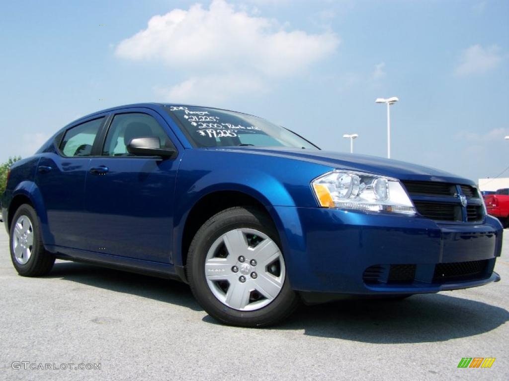 Deep Water Blue Pearl Dodge Avenger