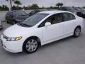 Taffeta White - Civic LX Sedan Photo No. 3