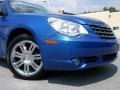 2008 Marathon Blue Pearl Chrysler Sebring Limited Hardtop Convertible  photo #2