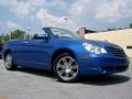 2008 Marathon Blue Pearl Chrysler Sebring Limited Hardtop Convertible  photo #9