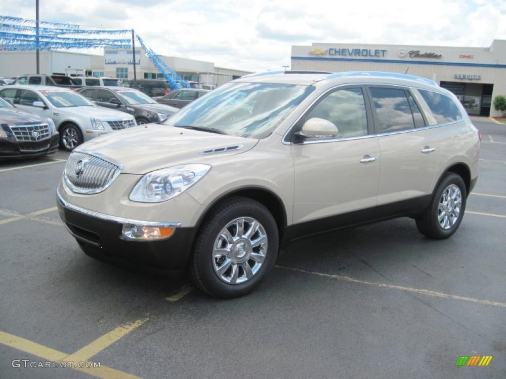 2011 Enclave CXL - Gold Mist Metallic / Cashmere/Cocoa photo #1