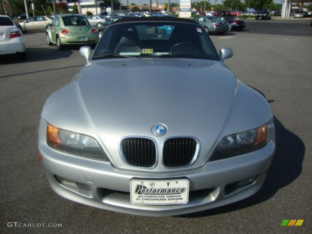 1998 Z3 1.9 Roadster - Arctic Silver Metallic / Black photo #8