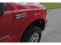 2005 Red Clearcoat Ford F250 Super Duty XLT SuperCab 4x4  photo #10