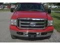 2005 Red Clearcoat Ford F250 Super Duty XLT SuperCab 4x4  photo #12