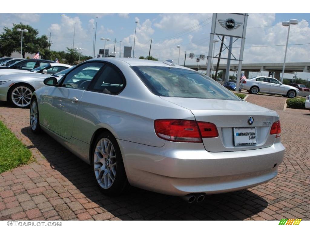 2009 3 Series 328i Coupe - Titanium Silver Metallic / Black photo #5