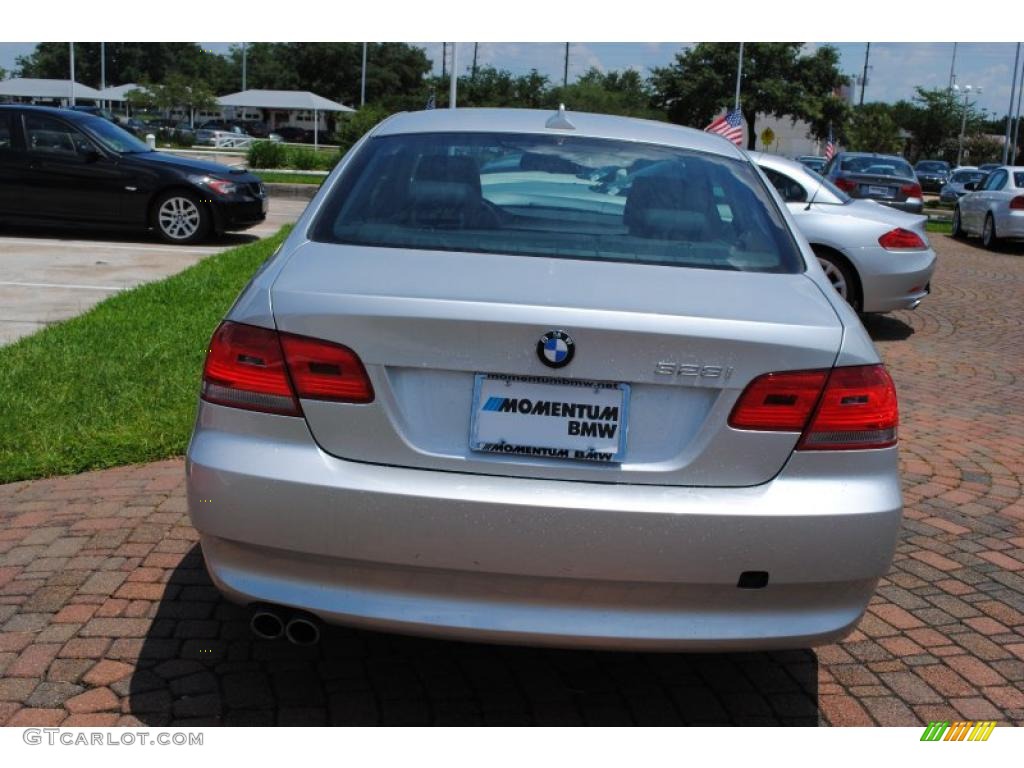 2009 3 Series 328i Coupe - Titanium Silver Metallic / Black photo #6