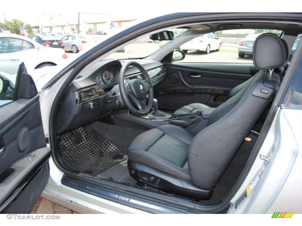 2009 3 Series 328i Coupe - Titanium Silver Metallic / Black photo #12