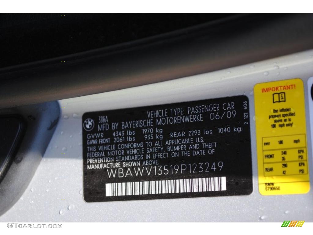 2009 3 Series 328i Coupe - Titanium Silver Metallic / Black photo #14