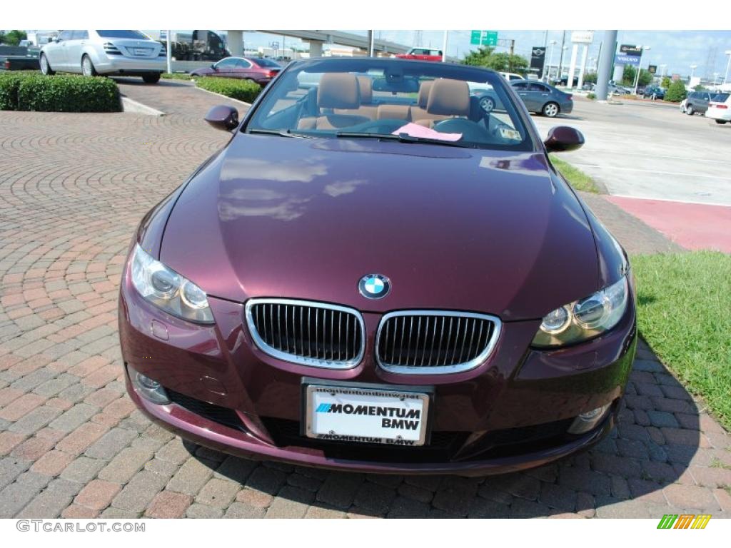 2009 3 Series 328i Convertible - Barbara Red Metallic / Saddle Brown Dakota Leather photo #2