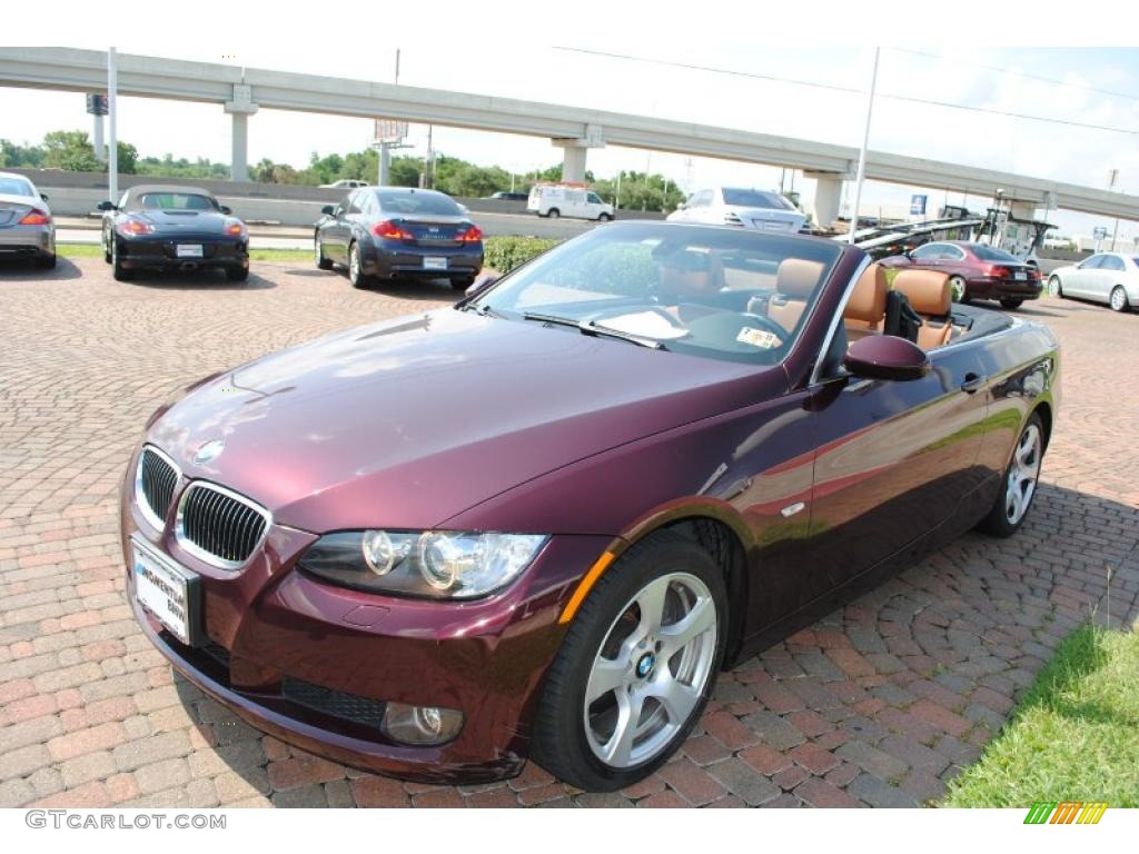 2009 3 Series 328i Convertible - Barbara Red Metallic / Saddle Brown Dakota Leather photo #3
