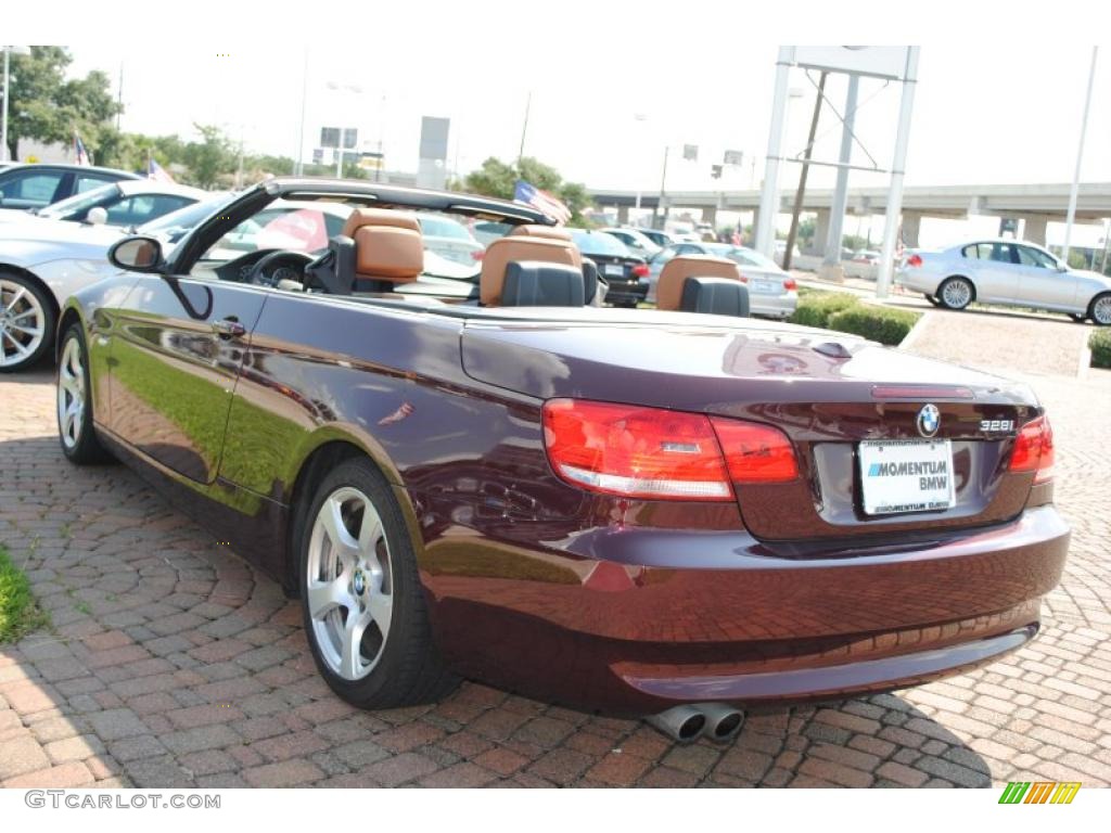 2009 3 Series 328i Convertible - Barbara Red Metallic / Saddle Brown Dakota Leather photo #5
