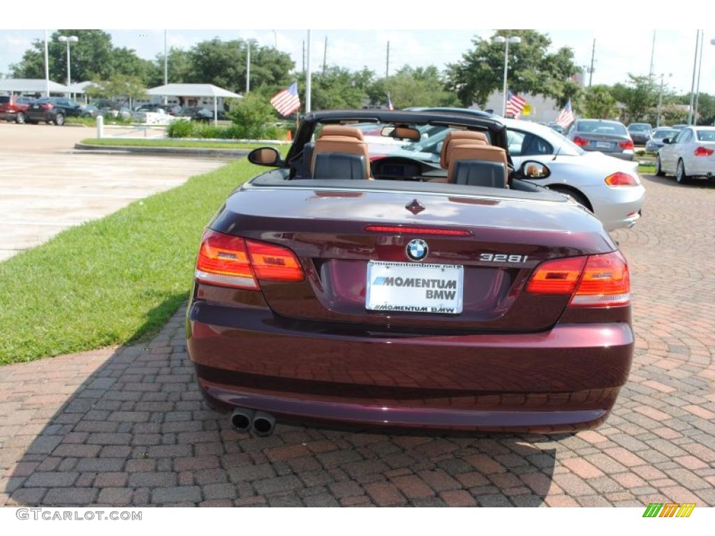 2009 3 Series 328i Convertible - Barbara Red Metallic / Saddle Brown Dakota Leather photo #6