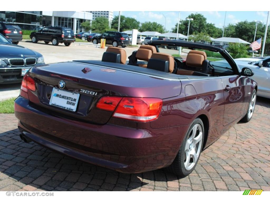 2009 3 Series 328i Convertible - Barbara Red Metallic / Saddle Brown Dakota Leather photo #7