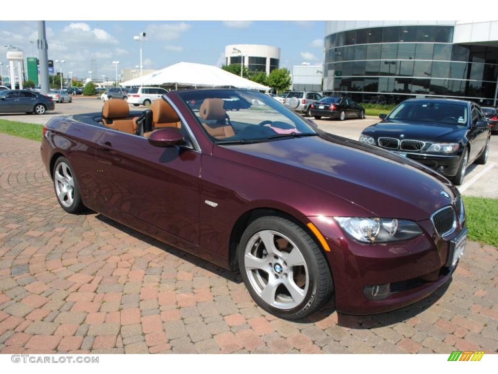 2009 3 Series 328i Convertible - Barbara Red Metallic / Saddle Brown Dakota Leather photo #8