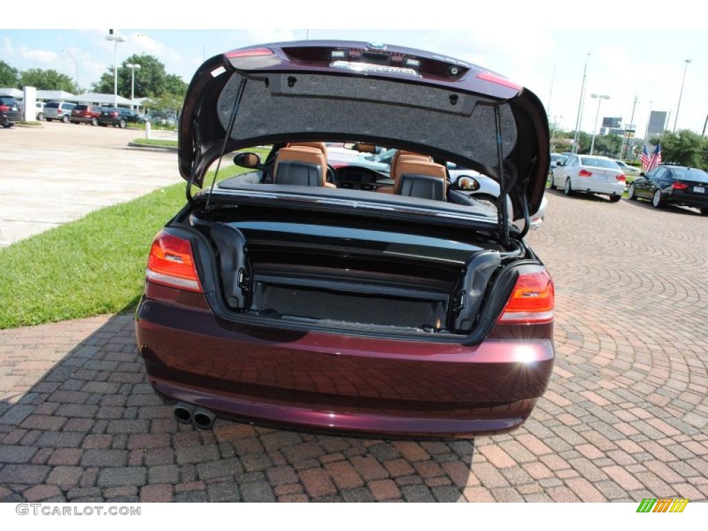 2009 3 Series 328i Convertible - Barbara Red Metallic / Saddle Brown Dakota Leather photo #11