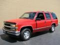 1999 Victory Red Chevrolet Tahoe LS  photo #2