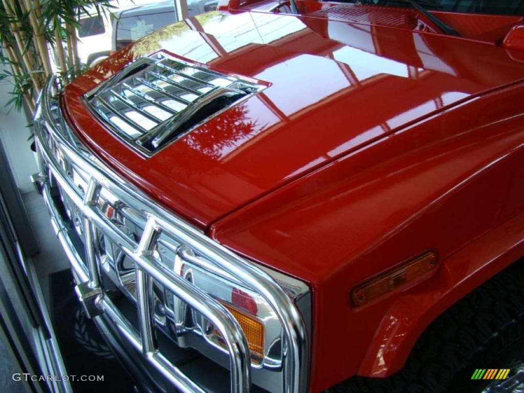 2007 H2 SUV - Victory Red / Ebony Black photo #5