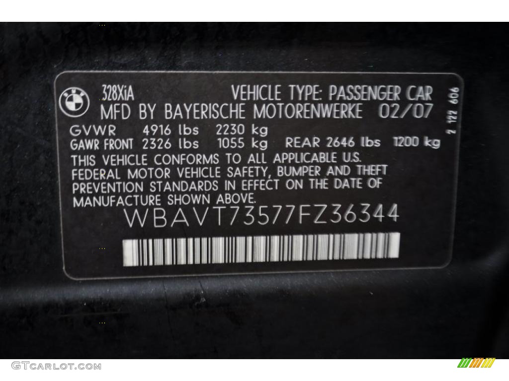 2007 3 Series 328xi Wagon - Jet Black / Terra/Black Dakota Leather photo #9