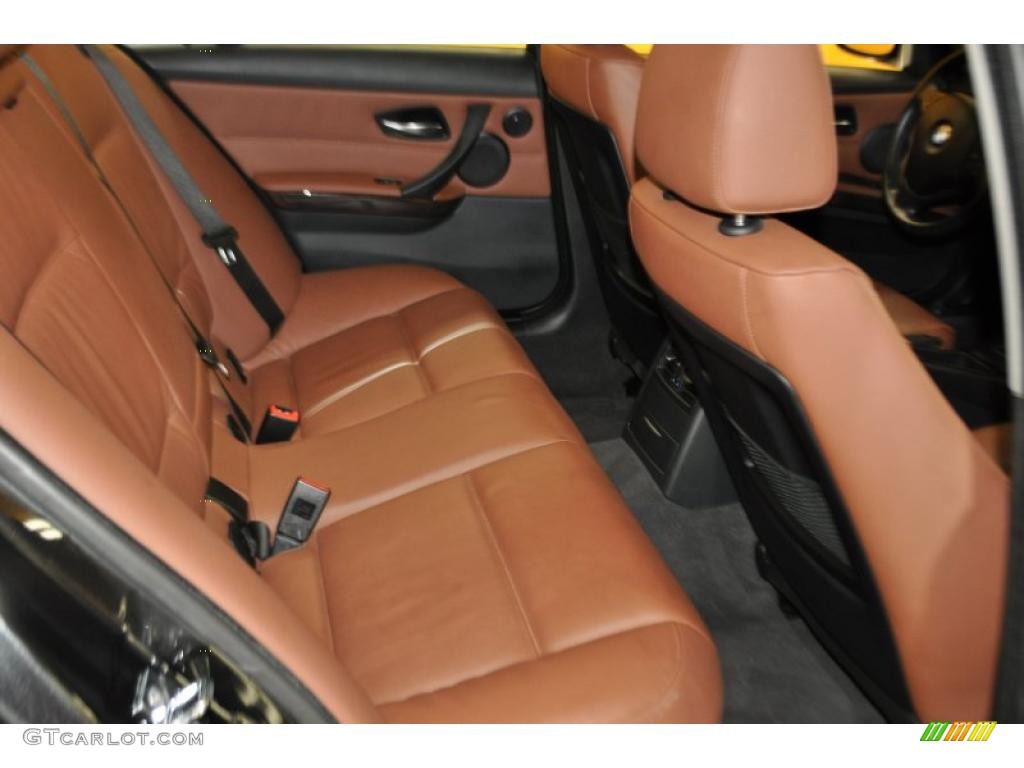 2007 3 Series 328xi Wagon - Jet Black / Terra/Black Dakota Leather photo #15