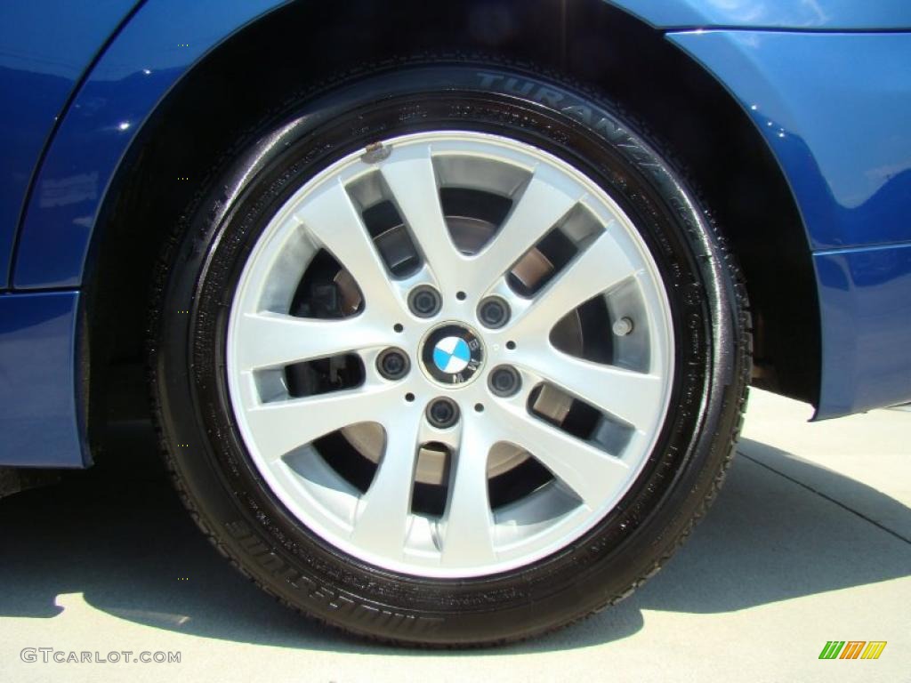 2007 3 Series 328xi Sedan - Montego Blue Metallic / Grey photo #6