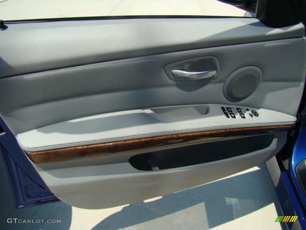 2007 3 Series 328xi Sedan - Montego Blue Metallic / Grey photo #7