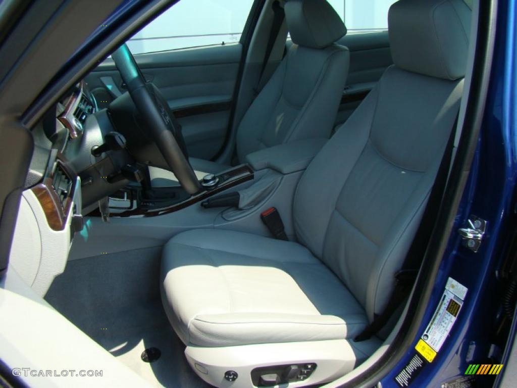 2007 3 Series 328xi Sedan - Montego Blue Metallic / Grey photo #8