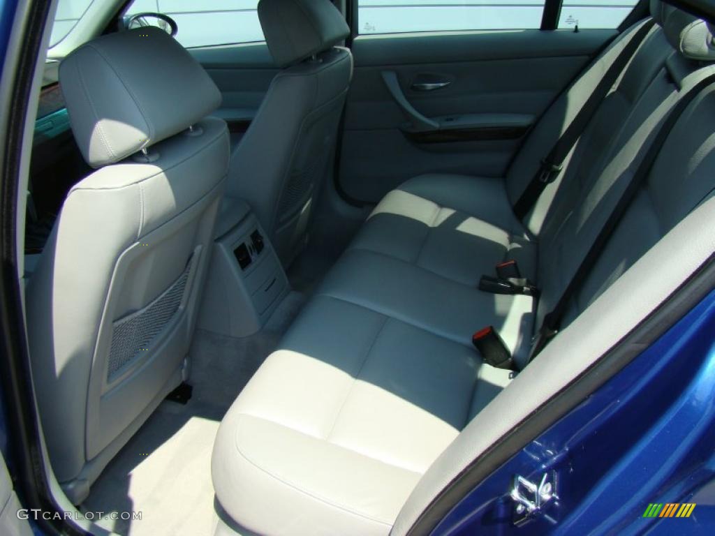 2007 3 Series 328xi Sedan - Montego Blue Metallic / Grey photo #11