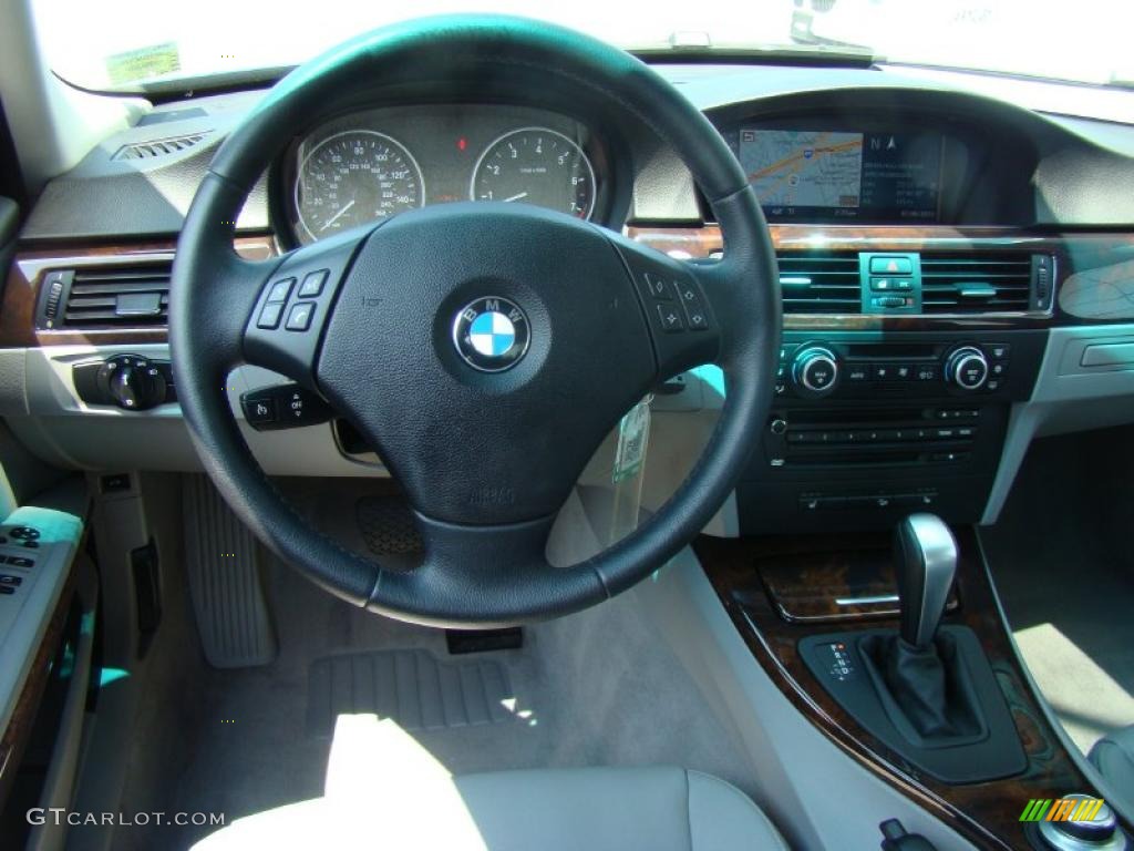 2007 3 Series 328xi Sedan - Montego Blue Metallic / Grey photo #12
