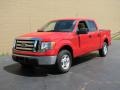 2009 Bright Red Ford F150 XLT SuperCrew  photo #2