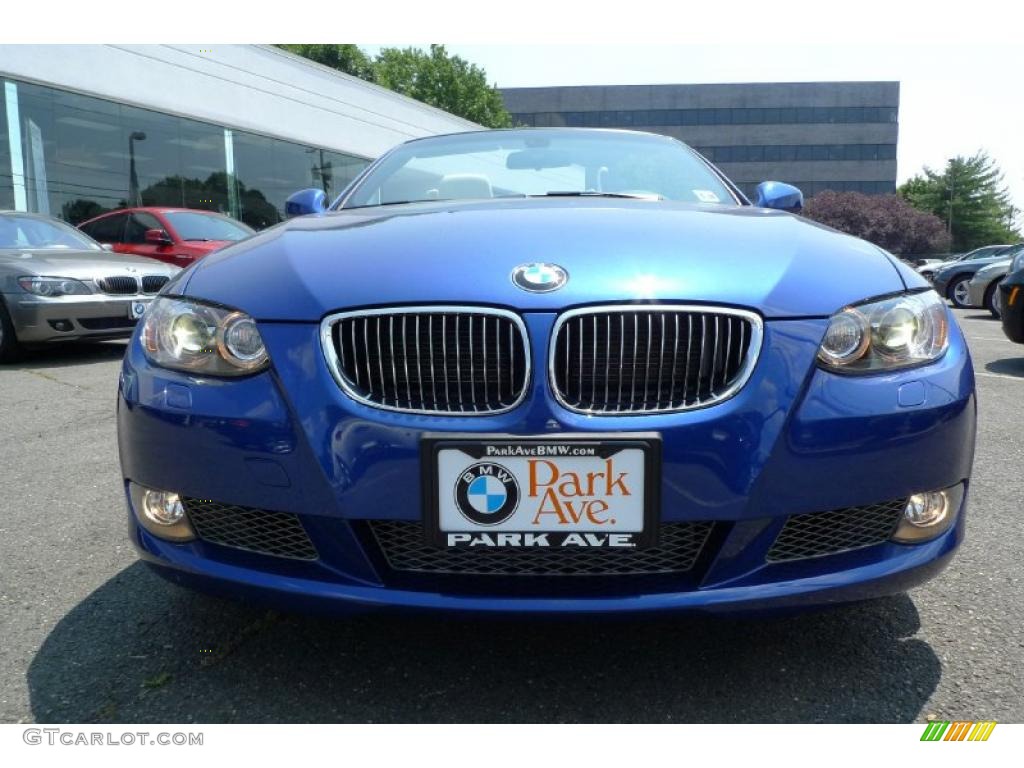 2010 3 Series 335i Convertible - Blue Water Metallic / Cream Beige photo #4