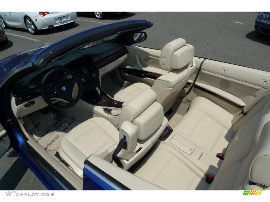 2010 3 Series 335i Convertible - Blue Water Metallic / Cream Beige photo #8