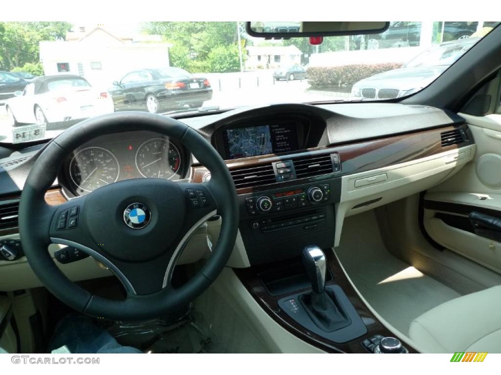 2010 3 Series 335i Convertible - Blue Water Metallic / Cream Beige photo #9