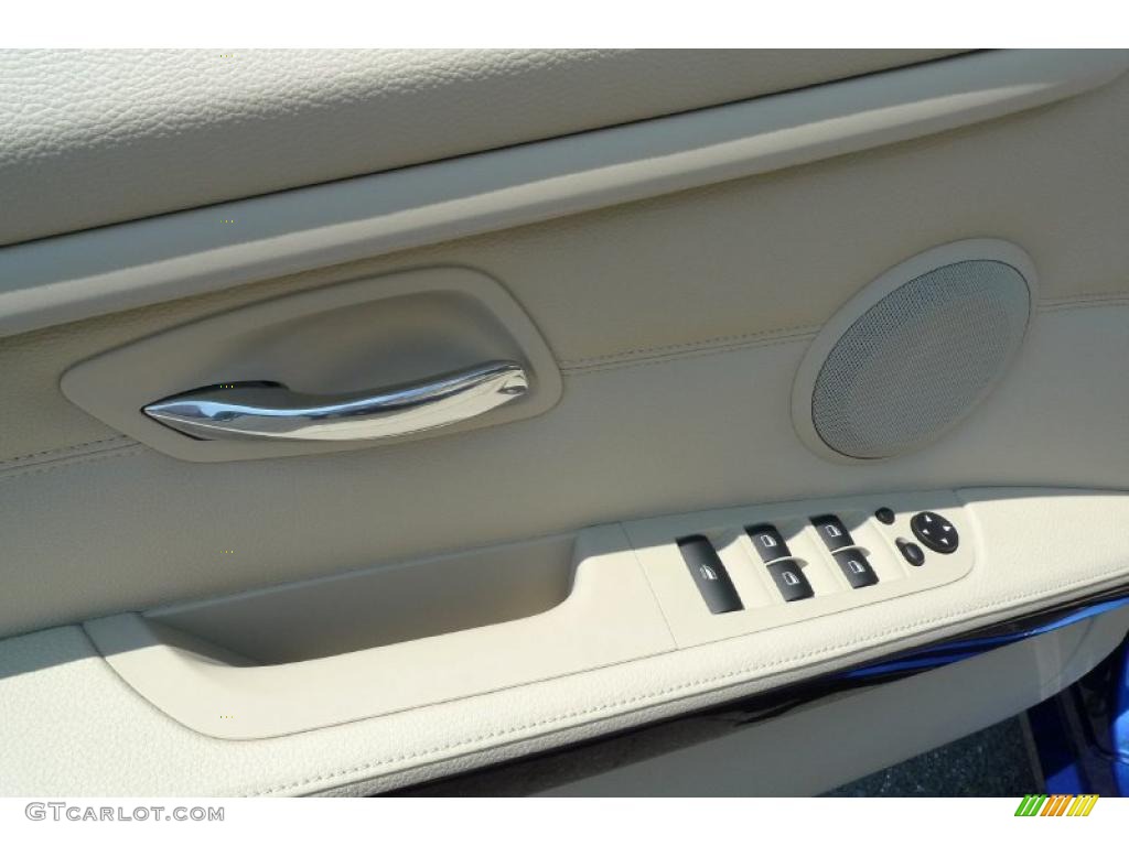 2010 3 Series 335i Convertible - Blue Water Metallic / Cream Beige photo #24