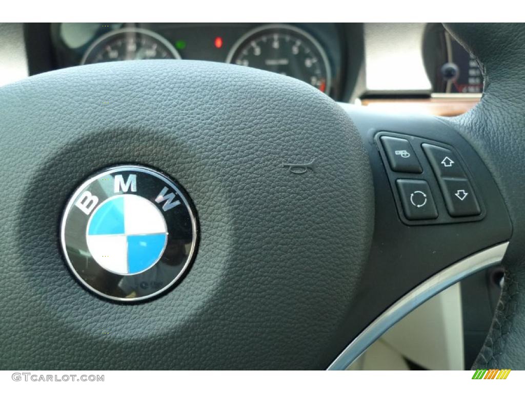 2010 3 Series 335i Convertible - Blue Water Metallic / Cream Beige photo #39