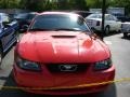 2001 Performance Red Ford Mustang V6 Coupe  photo #4