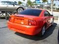 2001 Performance Red Ford Mustang V6 Coupe  photo #7