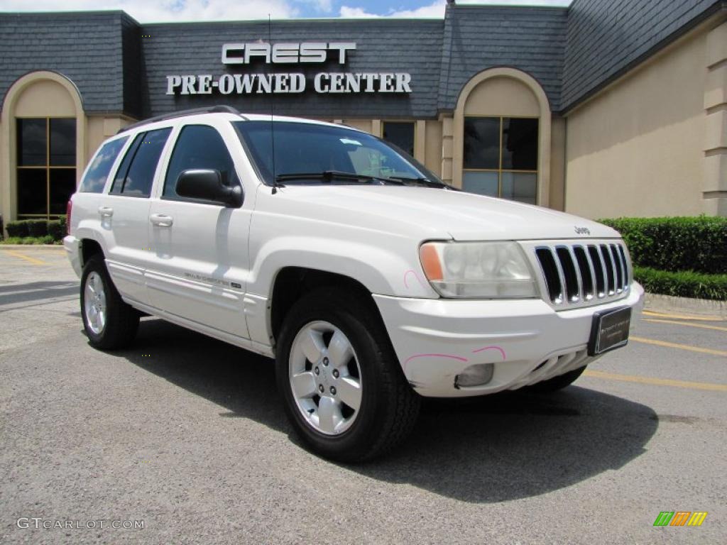 2001 Grand Cherokee Limited - Stone White / Taupe photo #1