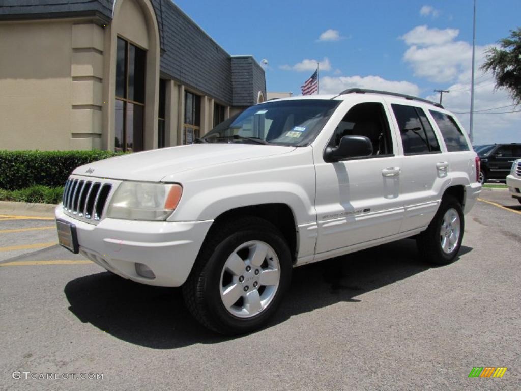 2001 Grand Cherokee Limited - Stone White / Taupe photo #3