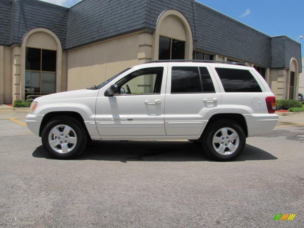 2001 Grand Cherokee Limited - Stone White / Taupe photo #4