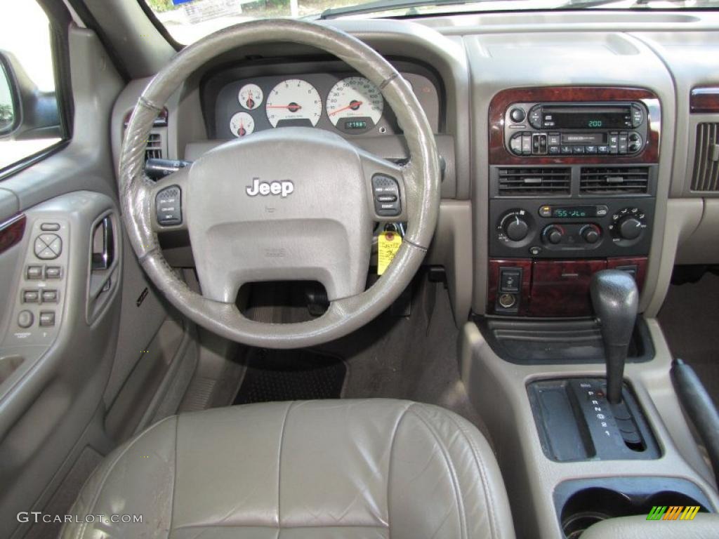 2001 Grand Cherokee Limited - Stone White / Taupe photo #13