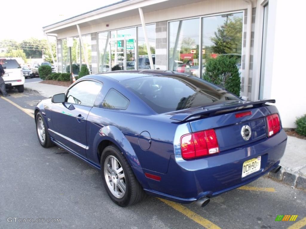 2006 Mustang GT Premium Coupe - Vista Blue Metallic / Dark Charcoal/Light Graphite photo #3
