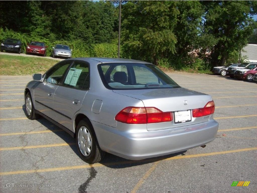 1999 Accord LX Sedan - Heather Mist Metallic / Lapis Blue photo #2