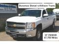 2007 Summit White Chevrolet Silverado 2500HD LT Regular Cab 4x4  photo #1