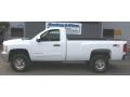 2007 Summit White Chevrolet Silverado 2500HD LT Regular Cab 4x4  photo #2