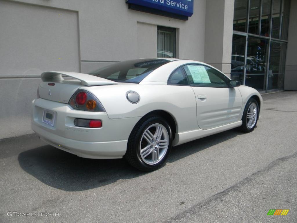 2003 Eclipse GT Coupe - Dover White Pearl / Midnight photo #3