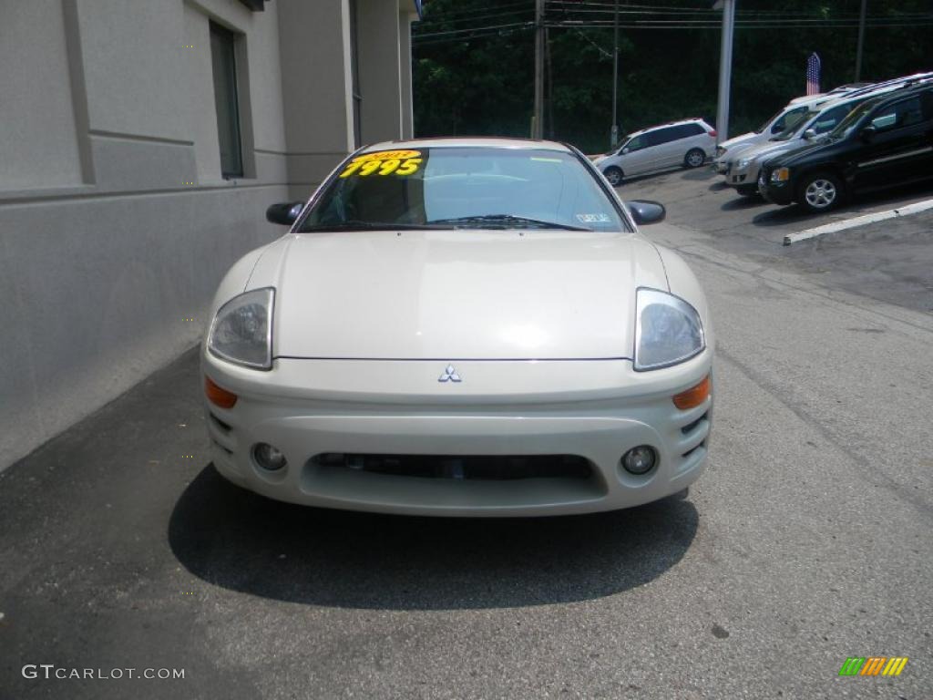 2003 Eclipse GT Coupe - Dover White Pearl / Midnight photo #7