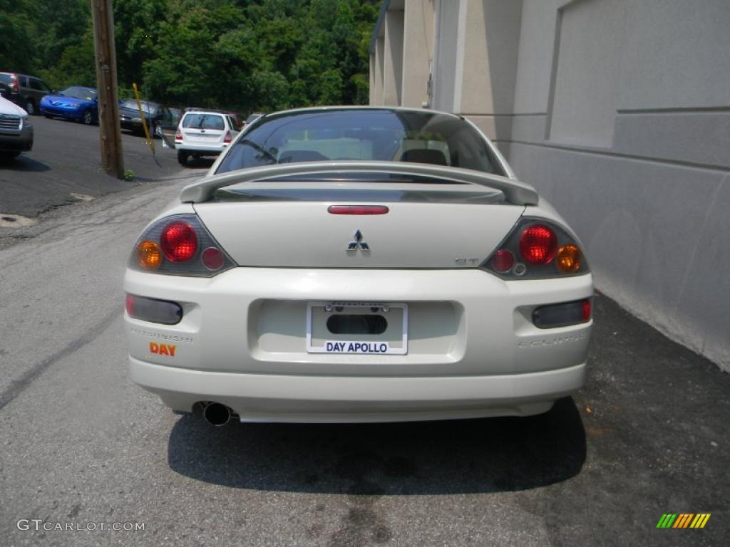 2003 Eclipse GT Coupe - Dover White Pearl / Midnight photo #8