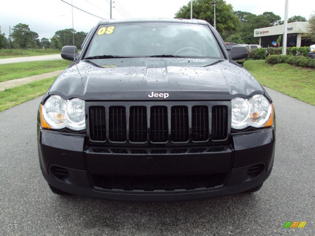 2008 Grand Cherokee Laredo - Black / Khaki photo #14