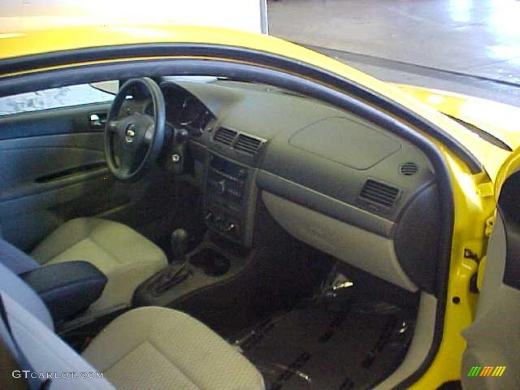 2009 Cobalt LT Coupe - Rally Yellow / Gray photo #8