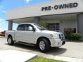 Radiant Silver 2005 Nissan Titan LE Crew Cab